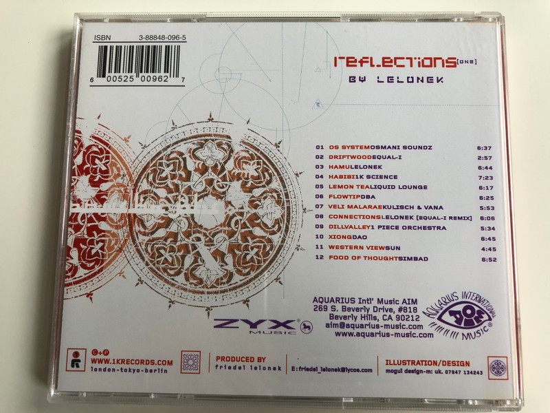 Reflections One By Lelonek / Aquarius International Music ‎Audio CD 2002 / AQ0096