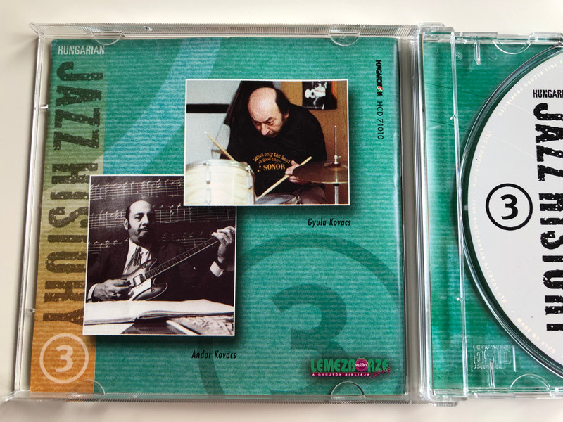 Hungarian Jazz History – 3 / Andor Kovacs - Gyula Kovacs - Guitar-Drums Battle = Gitar-dob parbaj / Hungaroton ‎Audio CD 2000 / HCD 71010