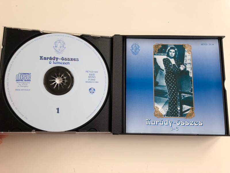 Karady-osszes 1 - 3 / Rózsavölgyi És Társa 3x Audio CD 2002 Mono / RÉTCD 22-24