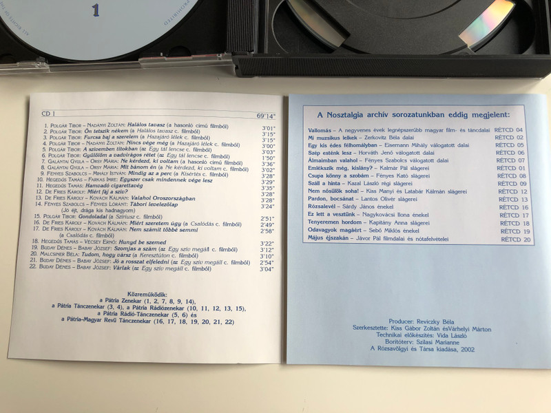 Karady-osszes 1 - 3 / Rózsavölgyi És Társa 3x Audio CD 2002 Mono / RÉTCD 22-24