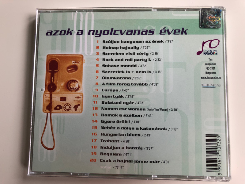 Azok A Nyolcvanas Évek / Hungaroton Audio CD 2001 / HCD 71073