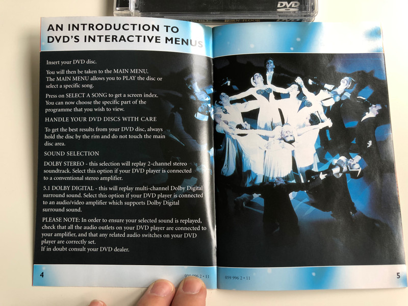 Burn the Floor DVD 1999 Dance show spectacle / Directed by Anthony Van Laast, David Mallet / Duet entertainment / German release DVD (044005999624)