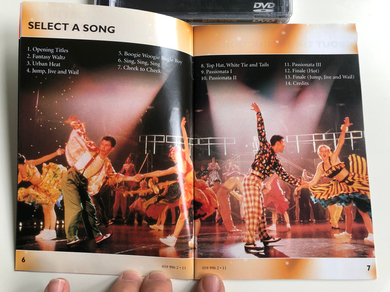 Burn the Floor DVD 1999 Dance show spectacle / Directed by Anthony Van Laast, David Mallet / Duet entertainment / German release DVD (044005999624)