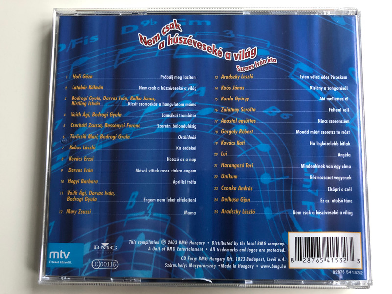 Nem Csak A Húszéveseké A Világ - Szenes Iván Írta / BMG Hungary Audio CD 2003 / 82876 541532