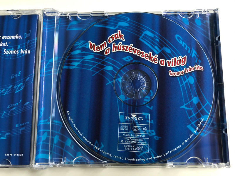 Nem Csak A Húszéveseké A Világ - Szenes Iván Írta / BMG Hungary Audio CD 2003 / 82876 541532