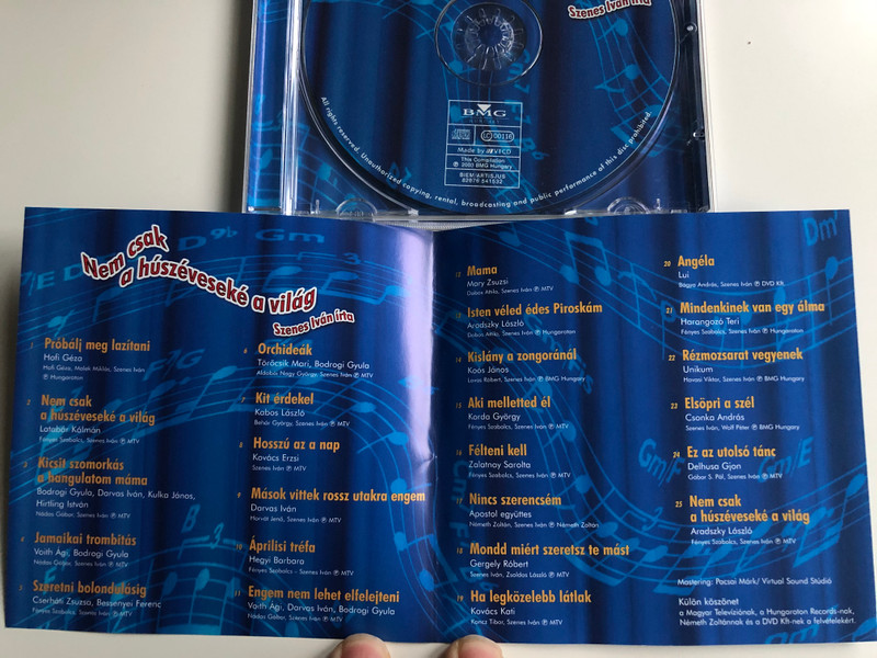 Nem Csak A Húszéveseké A Világ - Szenes Iván Írta / BMG Hungary Audio CD 2003 / 82876 541532
