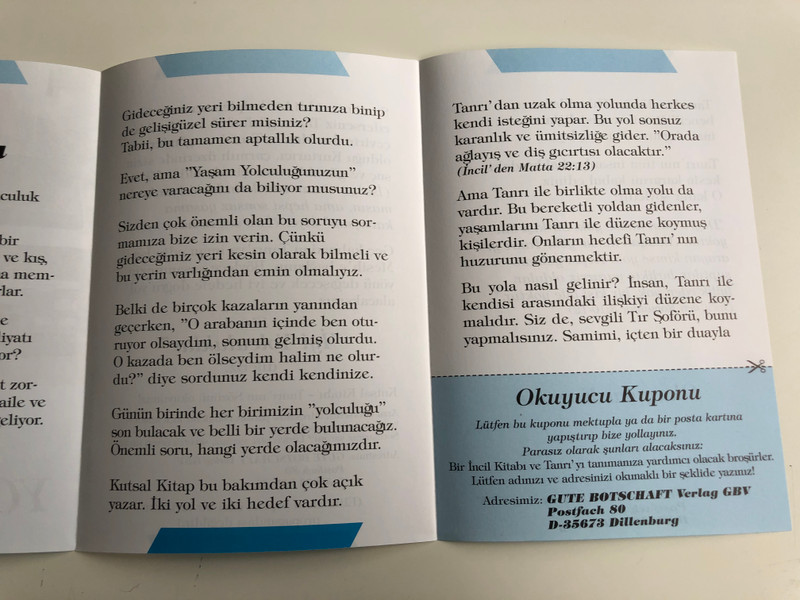 Devamli Yolculukta - Turkish edition of Ständig auf Achse / Turkish Christian booklet - Always on the move / GBV 13525 (GBV 13525 )