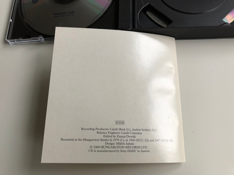 Bartok Complete Edition / Stage Works / Bluebeard's Castle - opera, The Wooden Prince - ballet, The Miraculous Mandarin - pantomime / Hungaroton Classic 2x Audio CD 2000 Stereo / HCD 31881-82