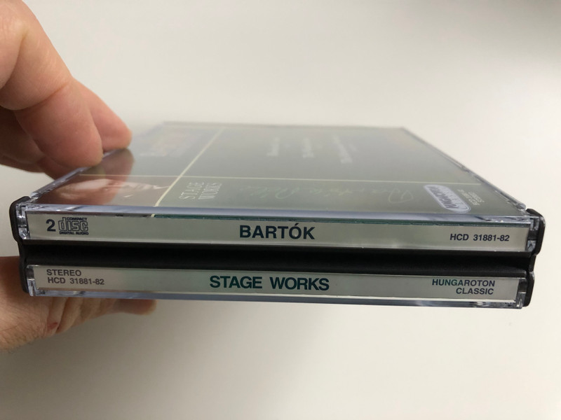 Bartok Complete Edition / Stage Works / Bluebeard's Castle - opera, The Wooden Prince - ballet, The Miraculous Mandarin - pantomime / Hungaroton Classic 2x Audio CD 2000 Stereo / HCD 31881-82