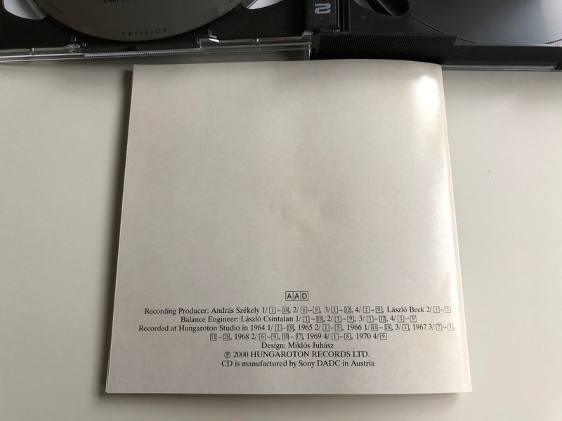 Bartok Complete Edition / Symphonic Works I. / Kossuth, Symphonic Poem, Two Portraits, Two Picture, Four Pieces, Suites Nos. 1, 2 for Orchestra, The Miraculous Mandarin, suite / Hungaroton Classic 4x Audio CD 2000 Stereo / HCD 31884-87