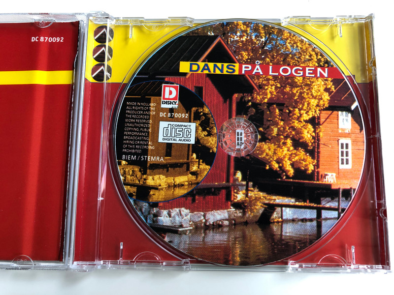 Dans På Logen / Drommen Om Elin, Trio Me' Bumba, Sakkijarven Polka, Sone Bangers Dragspelskvartett, En afton vid mjron, Karl Gronstedts Kapell / Disky Audio CD 1997 / DC 870092
