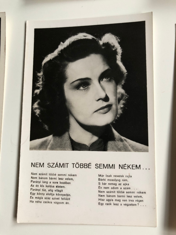 10 Katalin Karády ORIGINAL Post Cards / As pictured