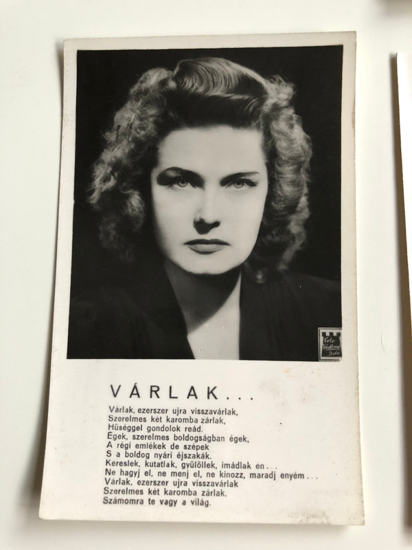 10 Katalin Karády ORIGINAL Post Cards / As pictured