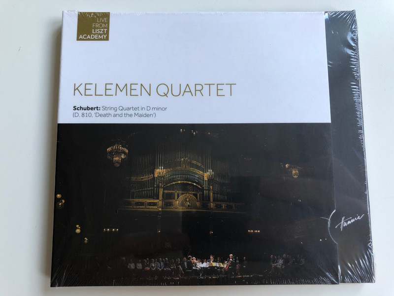 Kelemen Quartet - Schubert: String Quartet in D minor (D. 810, 'Death and the Maiden') / Live From Liszt Academy / Hunnia Records & Film Production ‎Audio CD 2015 / HRCD 1518