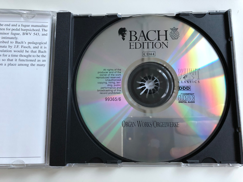 Bach Edition / Organ Works=Orgelwerke / Orgelbuchlein, 8 kleine Praeludien & Fugen, BWV553/560 / Brilliant Classics ‎Audio CD / 99365/6
