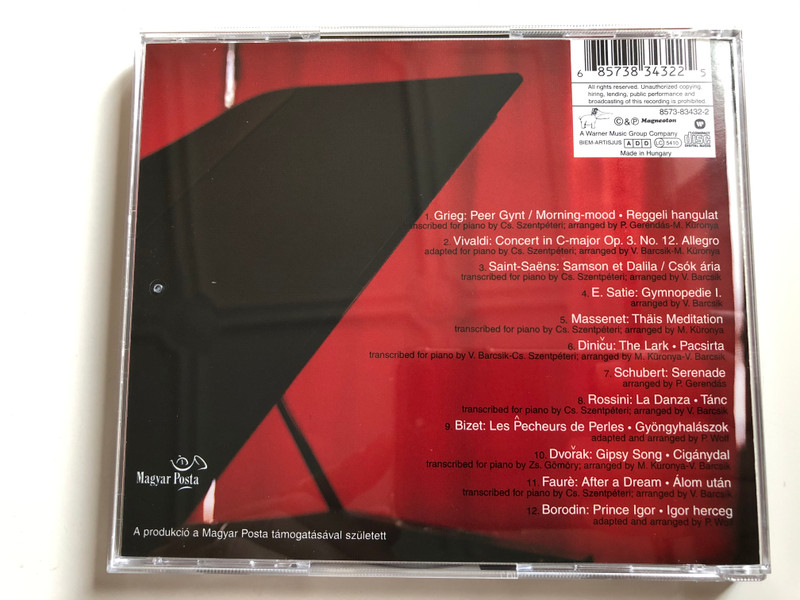 Szentpéteri Csilla uzennet ... / Magneoton Audio CD / 8573-83432-2