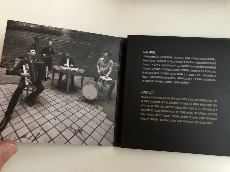 Mariage - David Yengibarian Trio Feat. Lukacs Miklos / Hunnia Records & Film Production Audio CD 2014 / HRCD1411