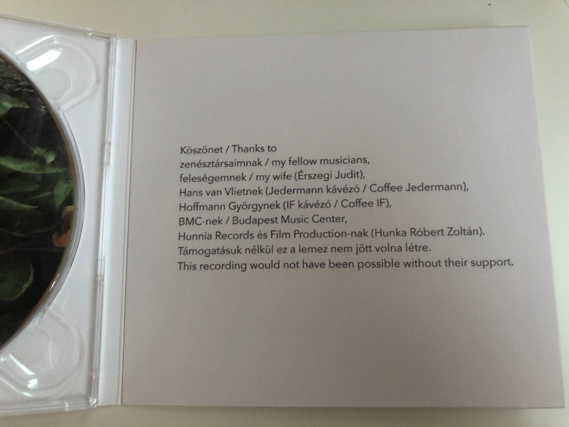 Baló István Projekt: Folyó a medrében - River in Its Basin / Hunnia Records & Film Production ‎Audio CD 2017 / HRCD1735