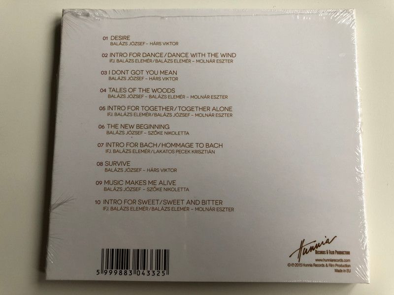 Balázs Elemér Group ‎– 15 - Endless Love = Orok Szerelem / Hunnia Records & Film Production ‎Audio CD 2015 / HRCD 1523