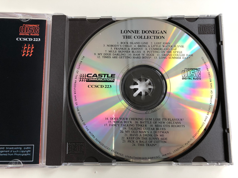 Lonnie Donegan ‎– The Collection / The Collector Series / Castle Communications Audio CD 1989 / CCSCD 223