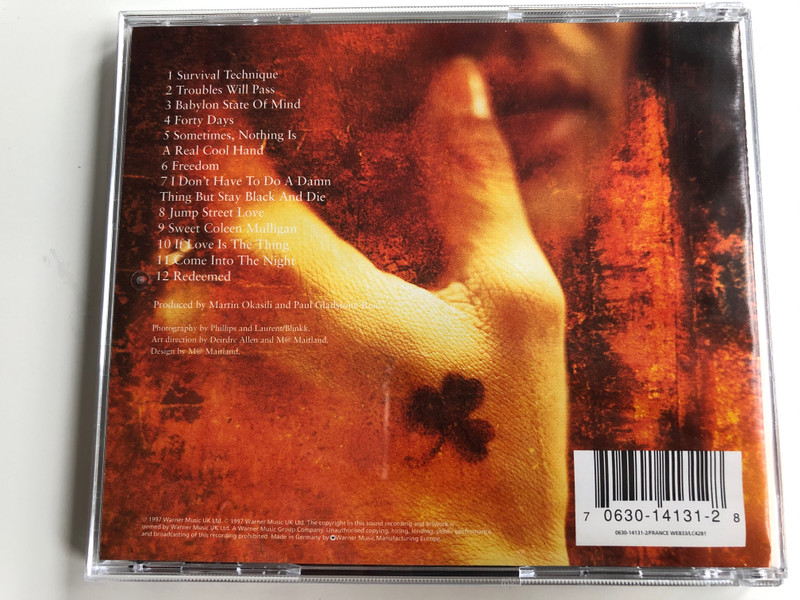 Martin Okasili ‎– The Invisible History Of The Black Celt / WEA ‎Audio CD 1997 / 0630-14131-2