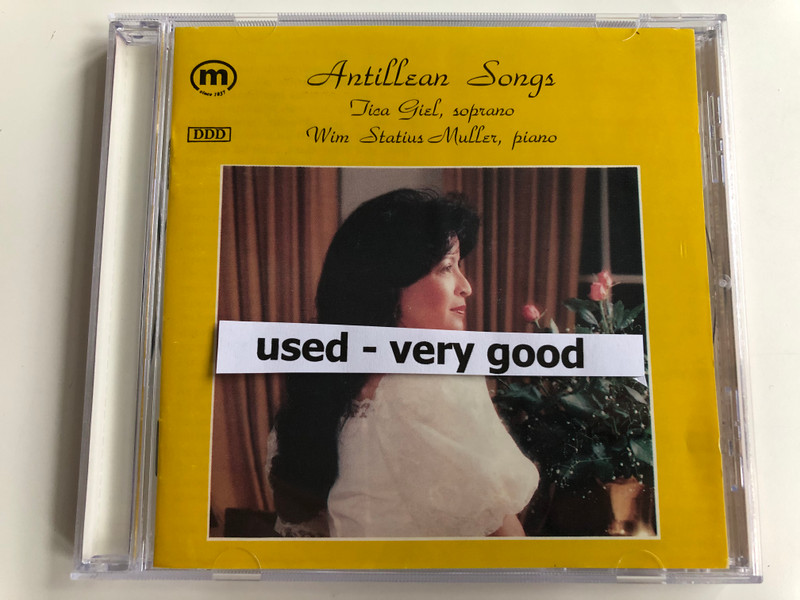 Antillean Songs - Tica Giel (soprano), Wim Statius Muller ‎(piano) / M Audio CD 1990 / CD 90 004