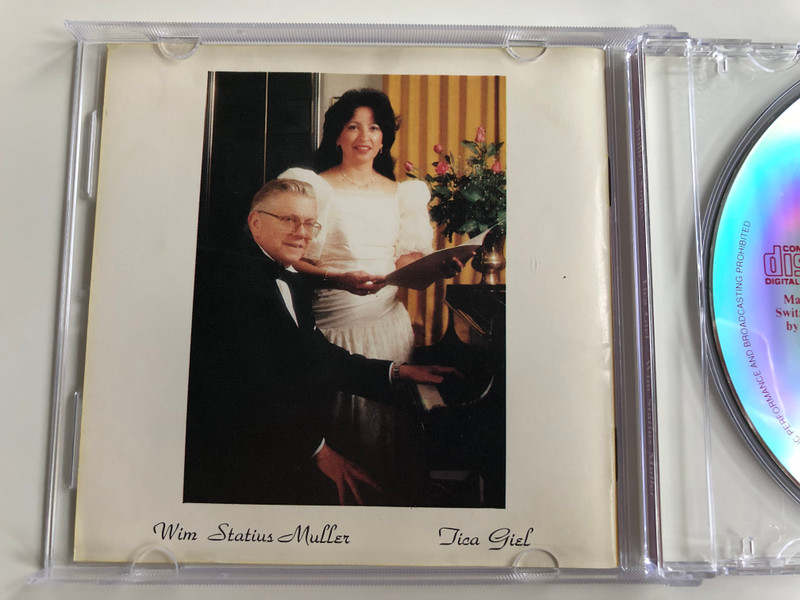 Antillean Songs - Tica Giel (soprano), Wim Statius Muller ‎(piano) / M Audio CD 1990 / CD 90 004