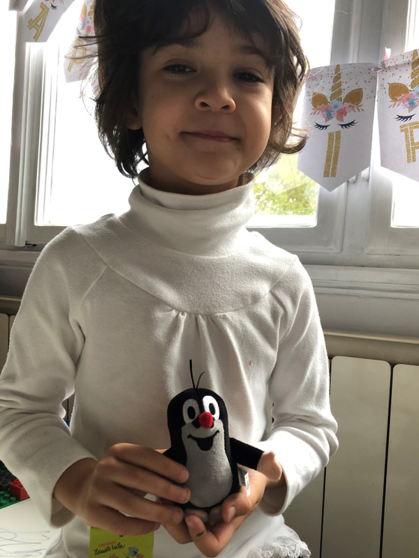 Little Mole - Krtek 10 cm plush toy / Maulwurf - Kisvakond / Krteček / Age 0+ / The Most favourite Czech animated character (8590121497060)
