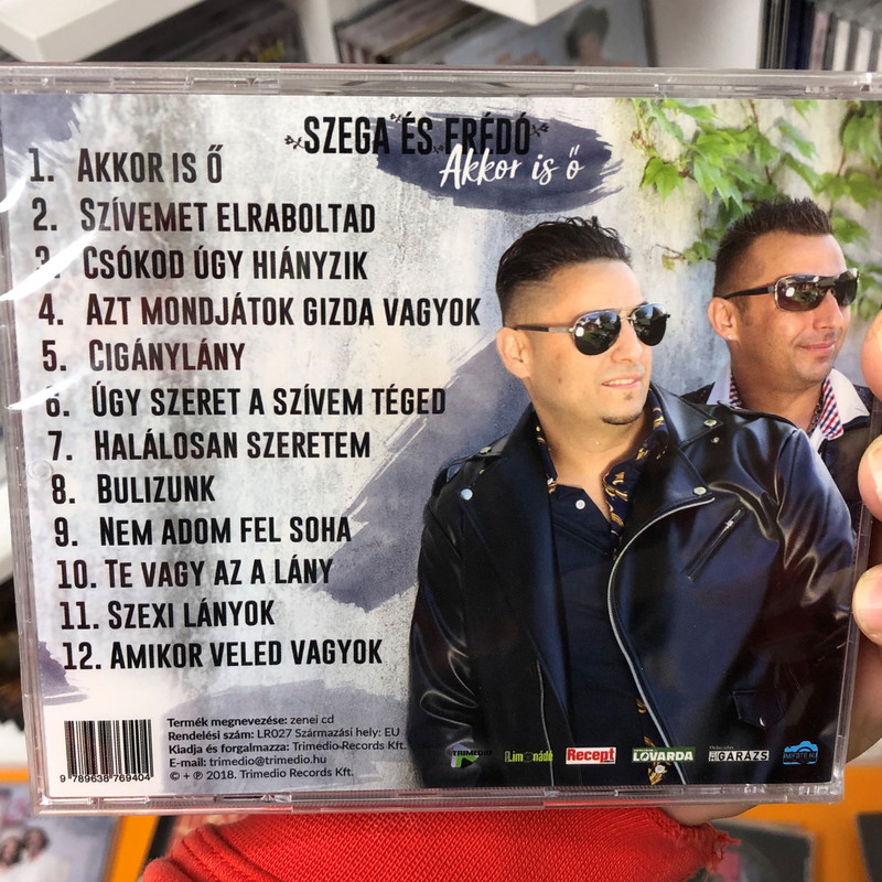 Szega Es Fredo - Akkor is o / Trimedio Records Kft. Audio CD 2018 / 978963876940