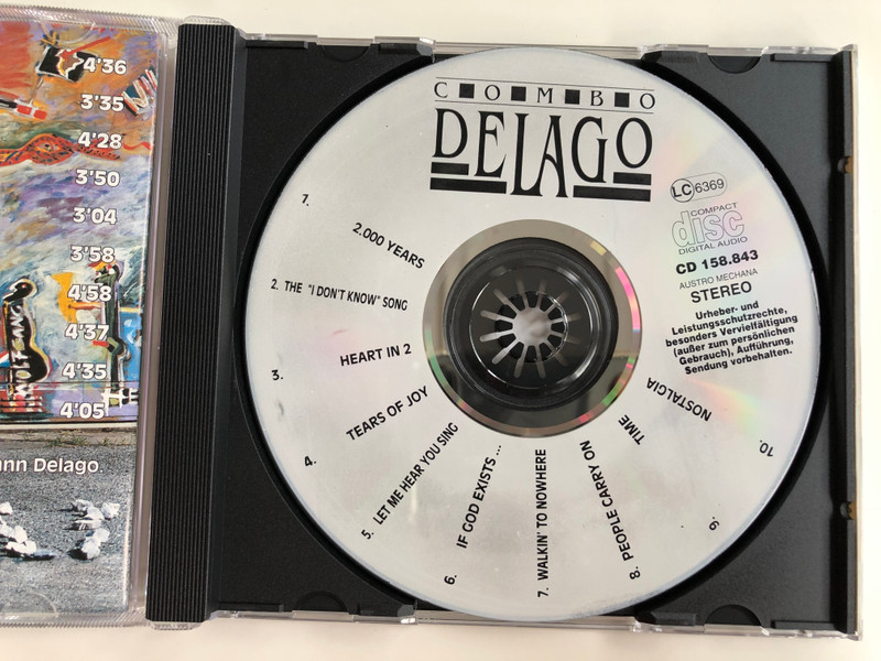 Combo Delago - 2000 Years / mcp Records Audio CD Stereo / CD 158.843