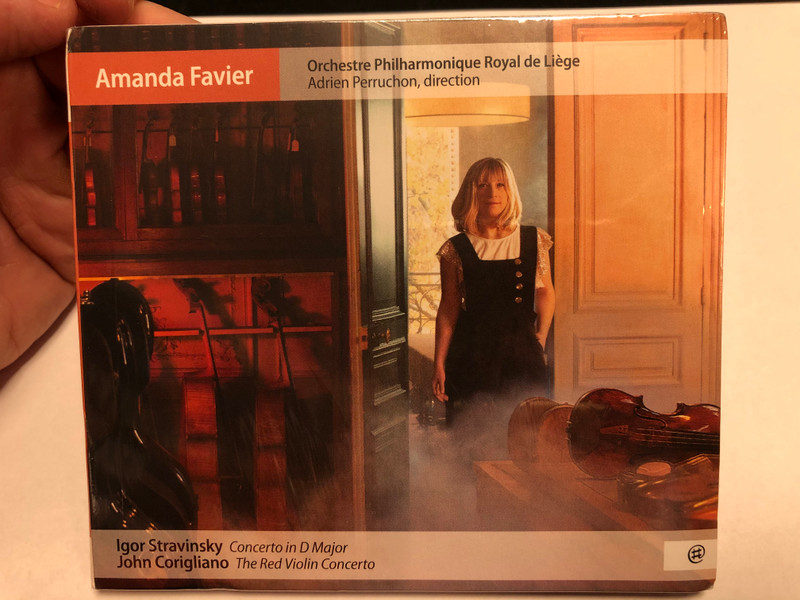 Amanda Favier / Orchestre Philharmonique Royal de Liege, Adrien Perruchon - direction / Igor Stravinsky - Concerto in D Major, John Corigliano - The Red Violin Concerto / NoMadMusic Audio CD 2020 / NMM073
