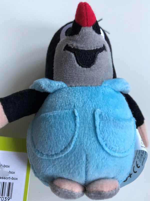 Krtek - Little mole in pants - Mole w. accesories / Krteček s dopinky / Maulwurf m Zubehör / Kék nadrágos Kisvakond / 49703BOX (8590121497039)