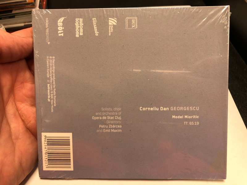 Corneliu Dan Georgescu ‎– Model Mioritic / DUX Recording Producers ‎Audio CD 2018 / DUX 1521