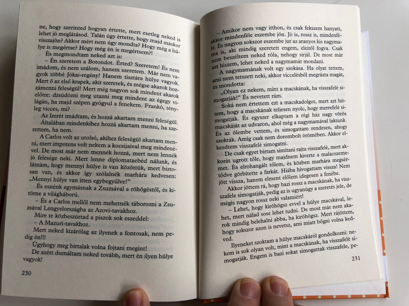 A macskát visszafelé simogatják by G. Szabó Judit / Pöttyös könyvek / Móra Könyvkiadó 2016 / Hardcover (9789634154389) 