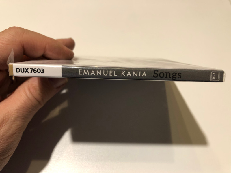 Emanuel Kania - Songs / Dawid Biwo (bass-baritone) & Dominika Peszko (piano) / DUX Audio CD 2019 / DUX7603