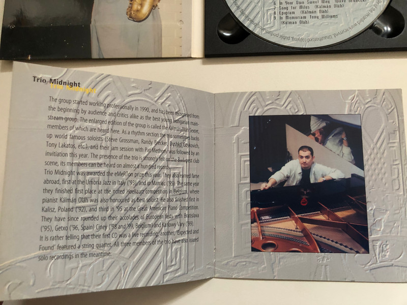 Trio Midnight Featuring Lee Konitz – On Track (Jazz CD Album) (5999527500016)