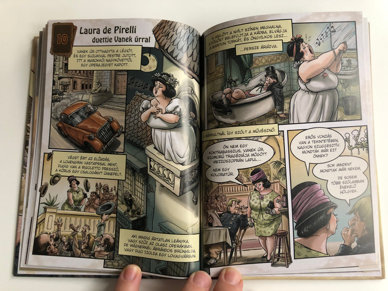Hobo - Rejtő Dekameron Comic Book with Audio CD / H-Blues Kft. 2020 / Book Illustrations by Garisa H. Zsolt - Coloring by Varga "Zerge" Zoltán / Edited by Hobo - Földes László (9786150095677)
