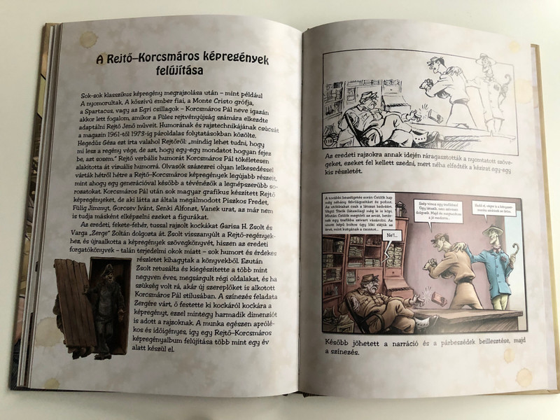 Hobo - Rejtő Dekameron Comic Book with Audio CD / H-Blues Kft. 2020 / Book Illustrations by Garisa H. Zsolt - Coloring by Varga "Zerge" Zoltán / Edited by Hobo - Földes László (9786150095677)