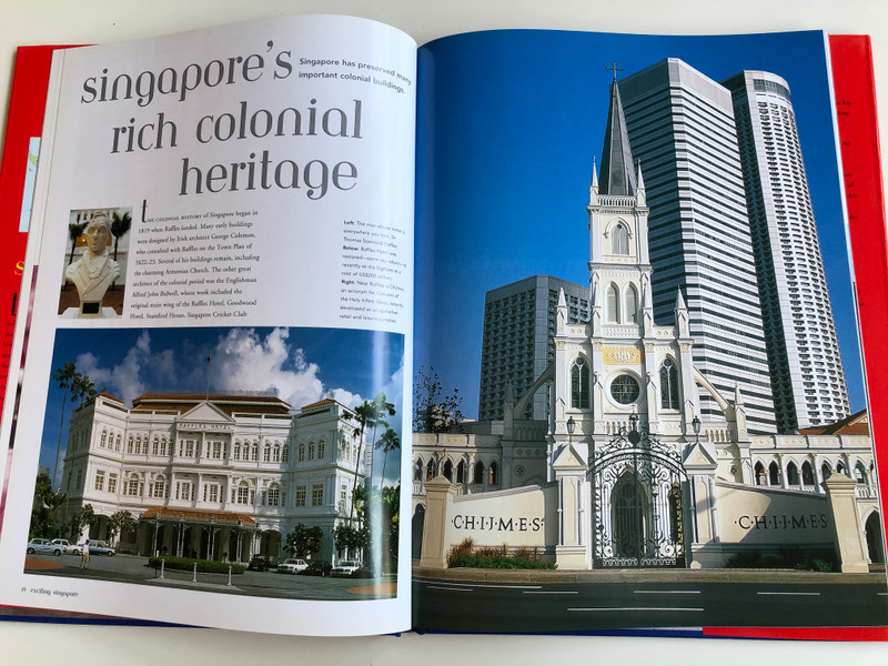 Exciting Singapore - A visual journey by David Blocksidge / Stunning photographs - Engaging & informative text - Singapore travel guide / Periplus Editions HK 2000 / Paperback (9780794606459)