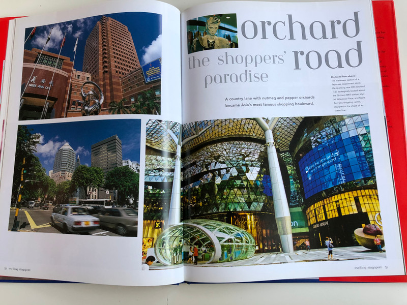 Exciting Singapore - A visual journey by David Blocksidge / Stunning photographs - Engaging & informative text - Singapore travel guide / Periplus Editions HK 2000 / Paperback (9780794606459)