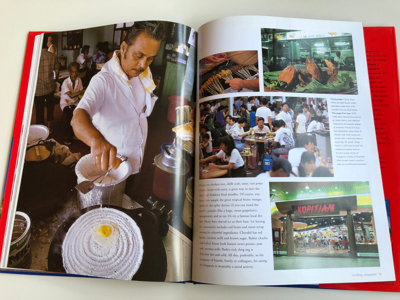 Exciting Singapore - A visual journey by David Blocksidge / Stunning photographs - Engaging & informative text - Singapore travel guide / Periplus Editions HK 2000 / Paperback (9780794606459)