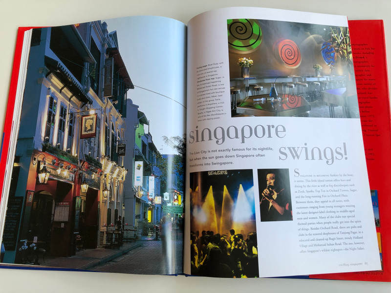 Exciting Singapore - A visual journey by David Blocksidge / Stunning photographs - Engaging & informative text - Singapore travel guide / Periplus Editions HK 2000 / Paperback (9780794606459)