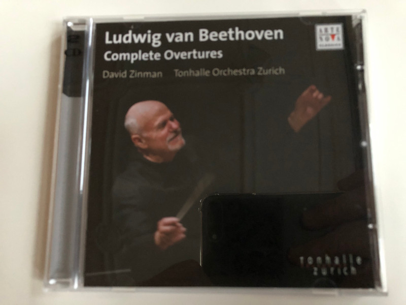 Ludwig van Beethoven ‎– Complete Overtures / David Zinman, Tonhalle Orchestra Zurich / Arte Nova Classics 2x Audio CD 2005 / 82876 57831 2