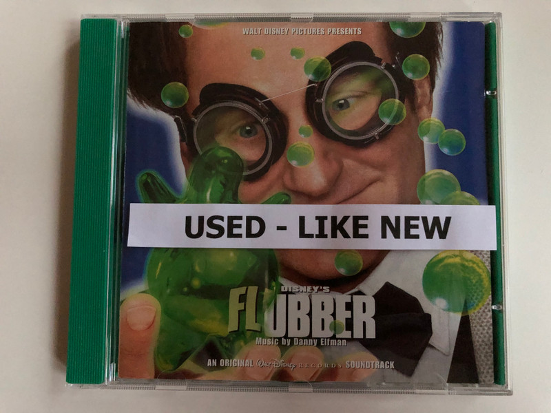 Walt Disney Pictures Presents - Disney's Flubber - Music by Danny Elfman / An Original Walt Disney Record Soundtrack / Walt Disney Enterprises, Inc. Audio CD 1997 / WD 0604592