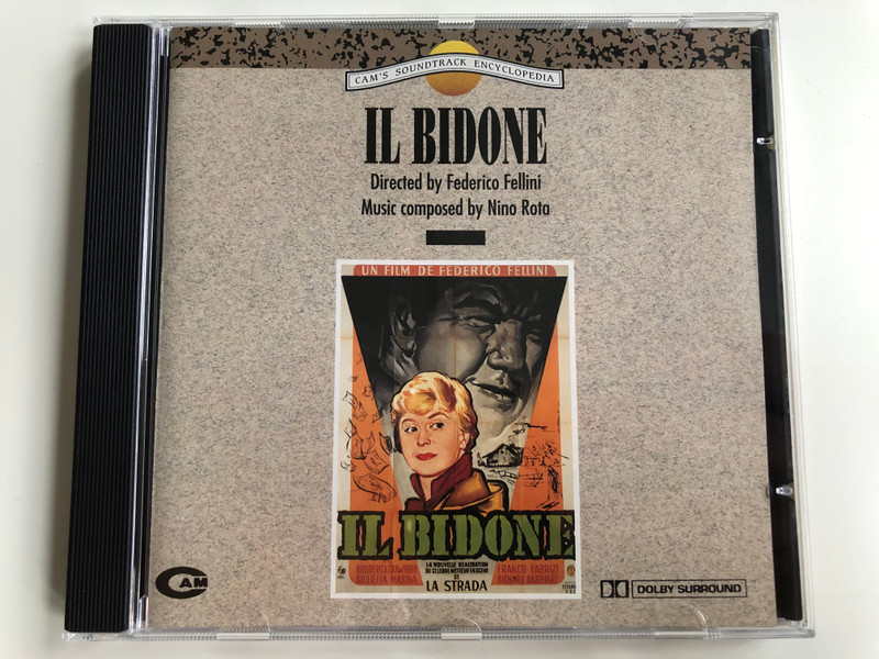 Cam's Soundtrack Encyclopedia / Il Bidone / Directed by Federico Fellini, Music Composed by Nino Rota ‎/ CAM ‎Audio CD 1991 Stereo / CSE 004 (8012355010049)