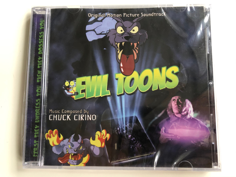 Original Motion Picture Soundtrack / Evil Toons / Music Composed by Chuck Cirino / Dragon's Domain Records ‎Audio CD 2019 / DDR678