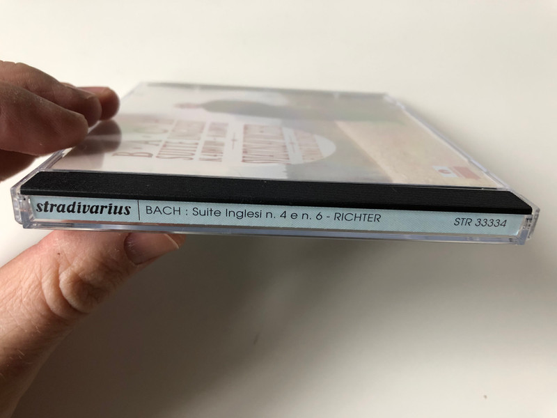 Bach - Suite Inglesi N. 4 BWV 809 - N. 6 BWV 811 / Sviatoslav Richter / Un Home De Concert 5 / Stradivarius ‎Audio CD 1992 Stereo / STR 33334
