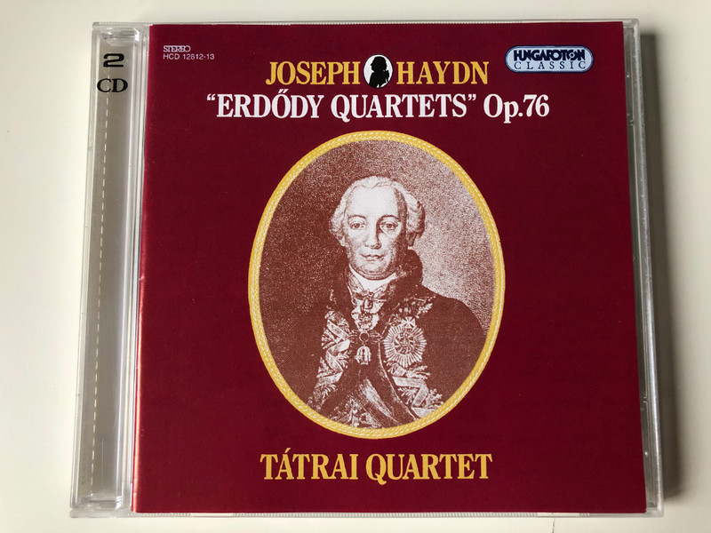 Joseph Haydn - ''Erdody Quartets'' Op. 76 - Tatrai Quartet / Hungaroton Classic 2x Audio CD 1994 Stereo / HCD 12812-13