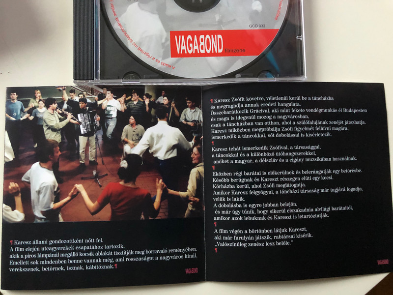Szomjas György filmje - Vagabond / Fenykepezte Grunwalsky Ferenc / Egy Pesti Csibesz Zenesz Akar Lenni... / Gryllus Audio CD 2003 / GCD 032 / Magyar Táncházmozgalom / Hungarian Folk Dance Music Introduction Movie Score (5998498249115)