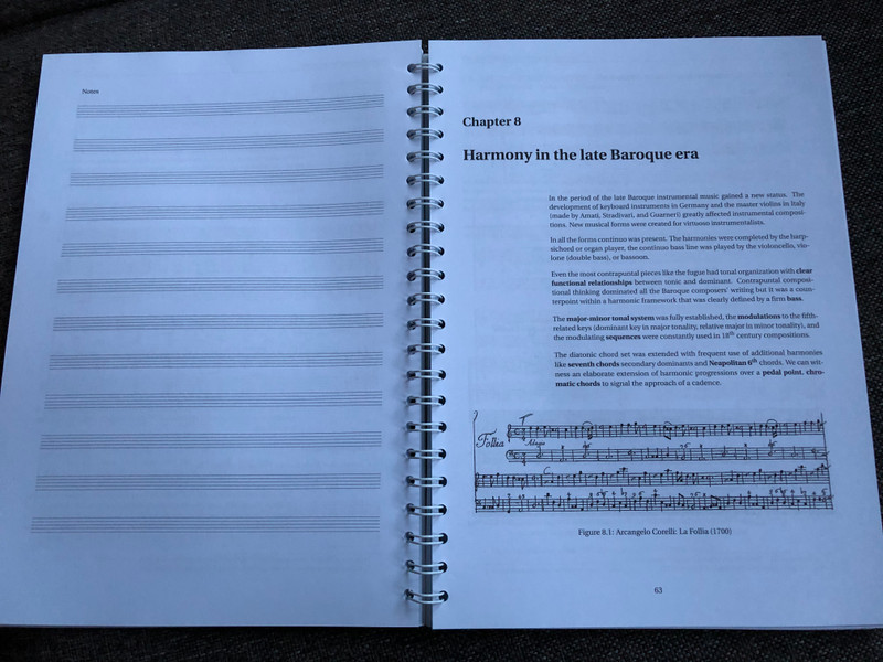 A Practical Approach to Harmony by Dr. Katalin Kiss / From the Birth of Polyphony to the Baroque Era / Editio Musica Budapest 2015 - Liszt Ferenc Academy of Music / Anthology - Exercises - Solutions (9789633307670)